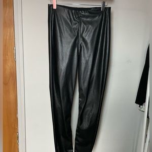 Rag & Bone Black Nina Faux Leather Pants